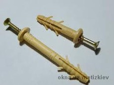 Дюбель быстрого монтажа с потай воротом, полипропилен